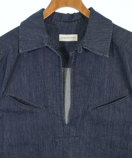 DRIES VAN NOTEN（ドリスヴァンノッテン）カジュアルシャツ 紺 サイズ:48(L位) メンズ/2200693897064