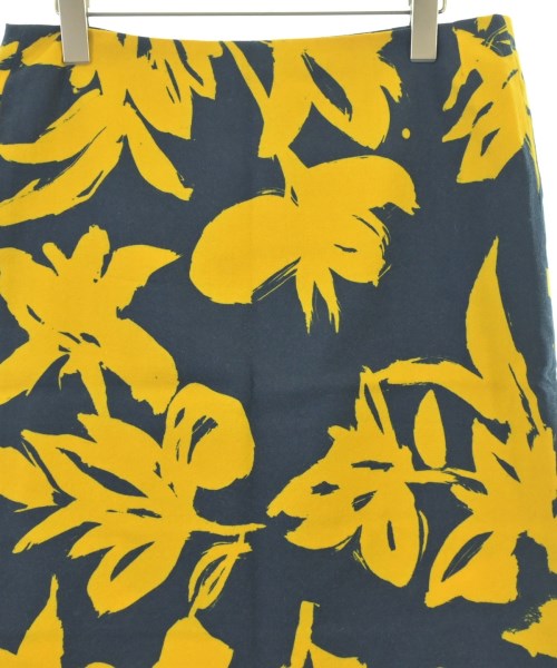 DRIES VAN NOTEN（ドリスヴァンノッテン）ひざ丈スカート 紺 サイズ:38(S位) レディース/2200680601612