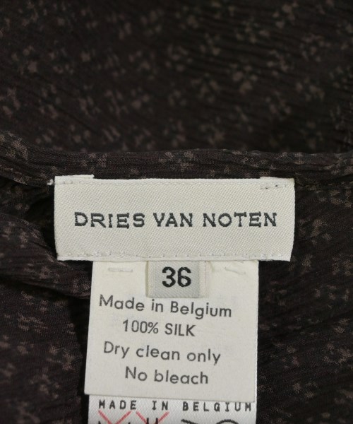 DRIES VAN NOTEN（ドリスヴァンノッテン）カジュアルシャツ 茶 サイズ:36(XS位) レディース/2200694252152