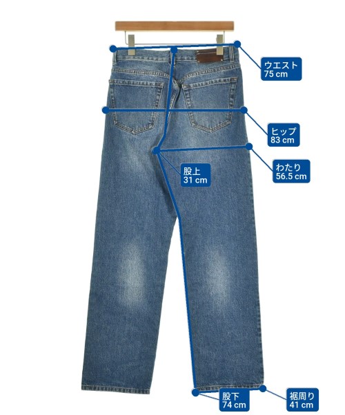 DRIES VAN NOTEN（ドリスヴァンノッテン）デニムパンツ 青 サイズ:27(M位) レディース/2200684513232