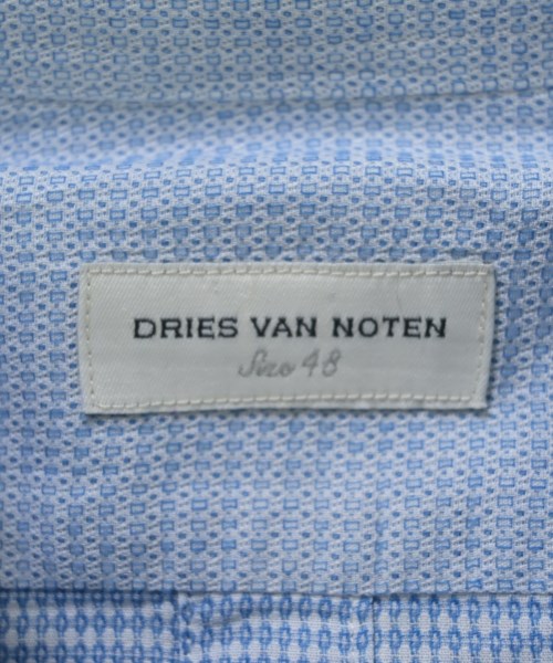 DRIES VAN NOTEN（ドリスヴァンノッテン）カジュアルシャツ 青 サイズ:48(L位) メンズ/2200694316083