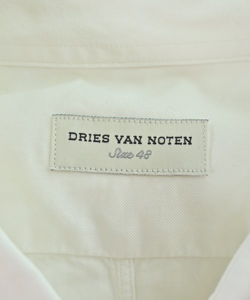 DRIES VAN NOTEN（ドリスヴァンノッテン）カジュアルシャツ 白 サイズ:48(L位) メンズ/2200695571023