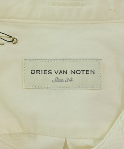 DRIES VAN NOTEN（ドリスヴァンノッテン）カジュアルシャツ 白 サイズ:34(XXS位) レディース/2200691802862