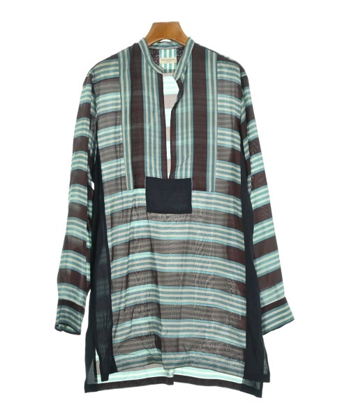 DRIES VAN NOTEN(ドリスヴァンノッテン)カジュアルシャツ 茶 サイズ:38(S位)/2200692097564