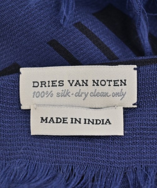 DRIES VAN NOTEN（ドリスヴァンノッテン）ストール 青 サイズ:- メンズ/2200693758723