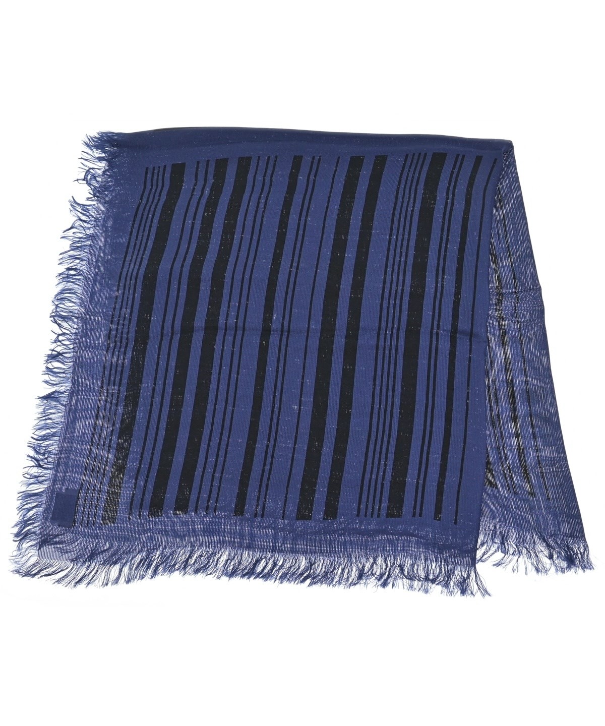 dries van notenドリスヴァンノッテン　 シルク　コットン　ストール DRIES VAN NOTEN（ドリスヴァンノッテン）ストール 青 サイズ:- メンズ