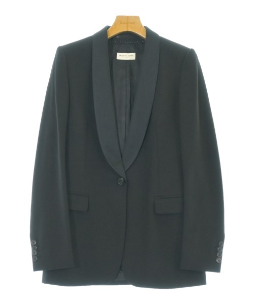 DRIES VAN NOTEN(ドリスヴァンノッテン)テーラードジャケット 黒 サイズ:36(XS位)/2200694543069