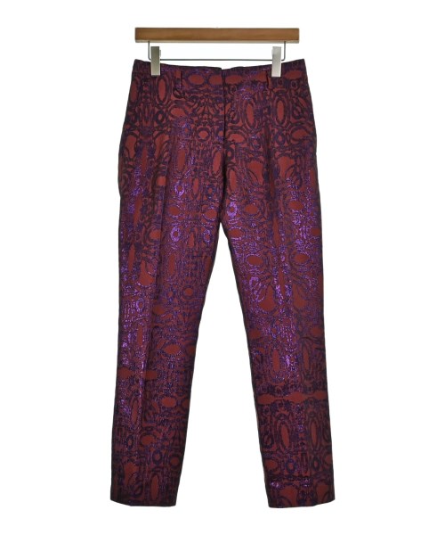 DRIES VAN NOTEN(ドリスヴァンノッテン)スラックス 赤 サイズ:36(XS位)/2200694543175