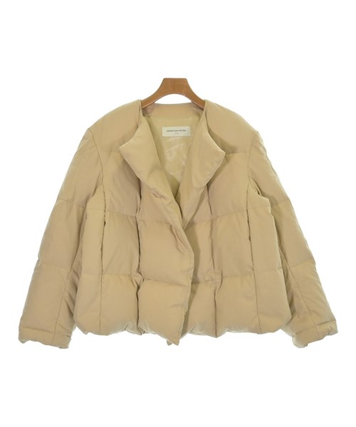 DRIES VAN NOTEN(ドリスヴァンノッテン)ダウンジャケット/ダウンベスト ベージュ サイズ:F/2200690000016