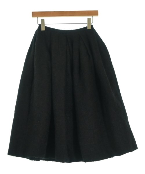 DRIES VAN NOTEN(ドリスヴァンノッテン)ひざ丈スカート 黒 サイズ:36(XS位)/2200695744113