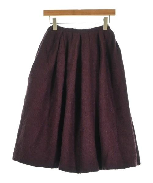 DRIES VAN NOTEN(ドリスヴァンノッテン)ひざ丈スカート 赤 サイズ:36(XS位)/2200695744120