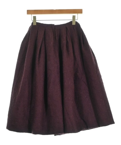 DRIES VAN NOTEN（ドリスヴァンノッテン）ひざ丈スカート 赤 サイズ:36(XS位) レディース/2200695744120