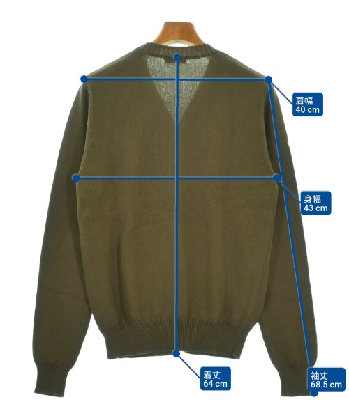 DRIES VAN NOTEN（ドリスヴァンノッテン）カーディガン カーキ サイズ:S レディース/2200692276303