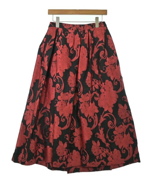DRIES VAN NOTEN（ドリスヴァンノッテン）ロング・マキシ丈スカート 赤 サイズ:36(XS位) レディース/2200696680038