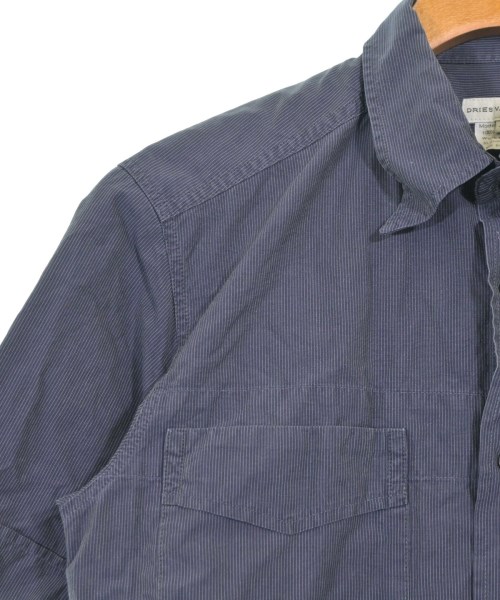 DRIES VAN NOTEN（ドリスヴァンノッテン）カジュアルシャツ 紺 サイズ:46(M位) メンズ/2200692359020