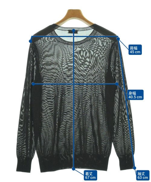 DRIES VAN NOTEN（ドリスヴァンノッテン）ニット・セーター 黒 サイズ:M レディース/2200693759058