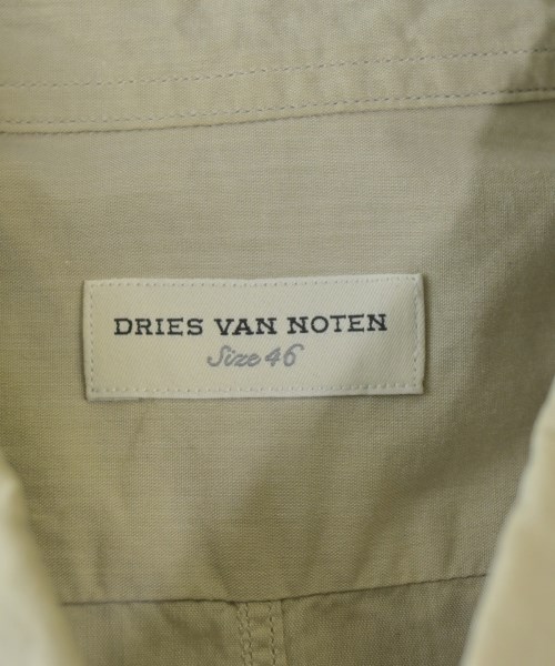 DRIES VAN NOTEN（ドリスヴァンノッテン）カジュアルシャツ ベージュ サイズ:46(M位) メンズ/2200697574039