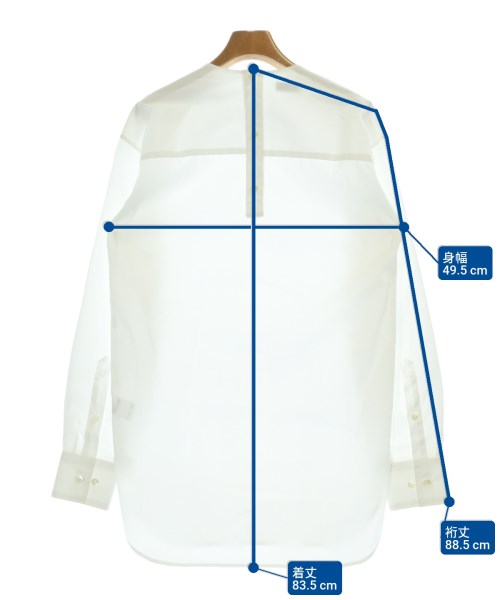 DRIES VAN NOTEN（ドリスヴァンノッテン）カジュアルシャツ 白 サイズ:XL レディース/2200697625069