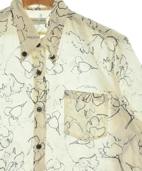 DRIES VAN NOTEN（ドリスヴァンノッテン）カジュアルシャツ 白 サイズ:50(XL位) メンズ/2200698062030