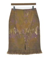 DRIES VAN NOTEN（ドリスヴァンノッテン）ひざ丈スカート 茶 サイズ:36(XS位) レディース/2200693373308