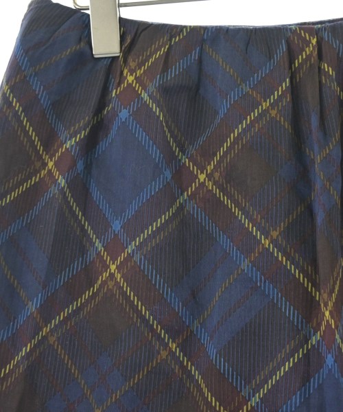 DRIES VAN NOTEN（ドリスヴァンノッテン）ひざ丈スカート 紺 サイズ:36(XS位) レディース/2200697237026