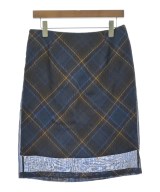 DRIES VAN NOTEN（ドリスヴァンノッテン）ひざ丈スカート 紺 サイズ:36(XS位) レディース/2200697237026