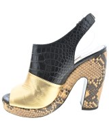 DRIES VAN NOTEN（ドリスヴァンノッテン）パンプス ゴールド サイズ:EU38(24.5cm位) レディース/2200698848863