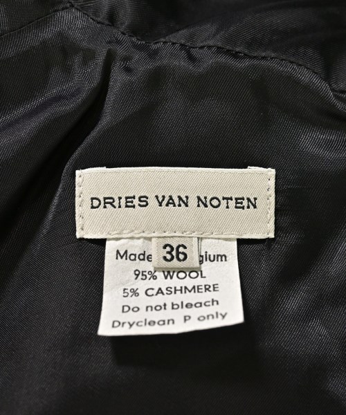 DRIES VAN NOTEN（ドリスヴァンノッテン）ワンピース 黒 サイズ:36(S位) レディース/2200701059040