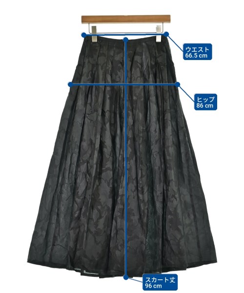 DRIES VAN NOTEN（ドリスヴァンノッテン）ロング・マキシ丈スカート 黒 サイズ:36(S位) レディース/2200701059057