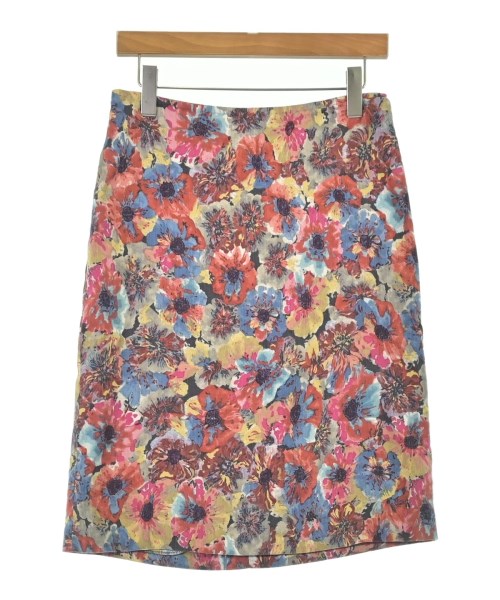 DRIES VAN NOTEN(ドリスヴァンノッテン)ひざ丈スカート 赤 サイズ:36(XS位)/2200698291041