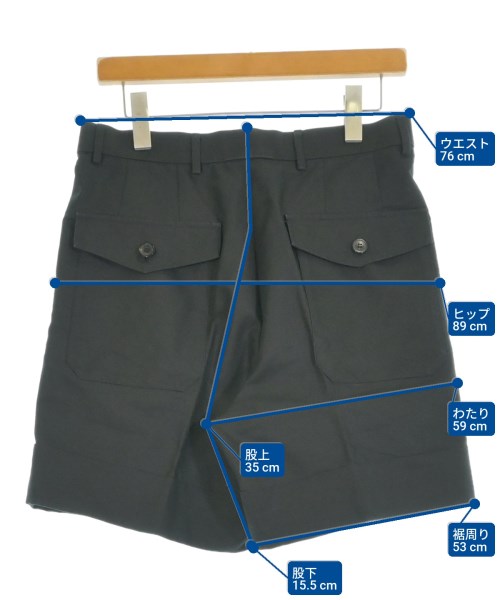 DRIES VAN NOTEN（ドリスヴァンノッテン）ショートパンツ 黒 サイズ:46(M位) メンズ/2200654331040