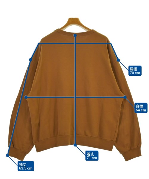 DRIES VAN NOTEN（ドリスヴァンノッテン）スウェット 茶 サイズ:M メンズ/2200654894040