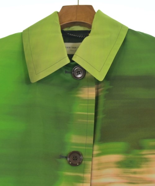 DRIES VAN NOTEN（ドリスヴァンノッテン）ステンカラーコート 緑 サイズ:XS レディース/2200655508045