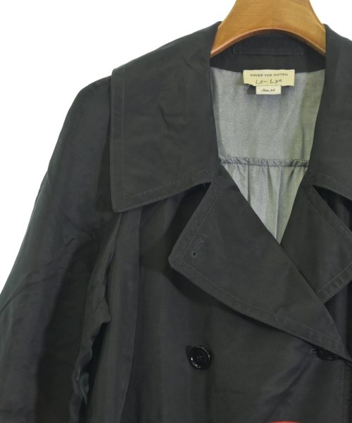 DRIES VAN NOTEN（ドリスヴァンノッテン）トレンチコート 黒 サイズ:34(XXS位) レディース/2200650594135
