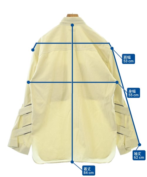 DRIES VAN NOTEN（ドリスヴァンノッテン）カジュアルシャツ 黄 サイズ:S メンズ/2200651184168