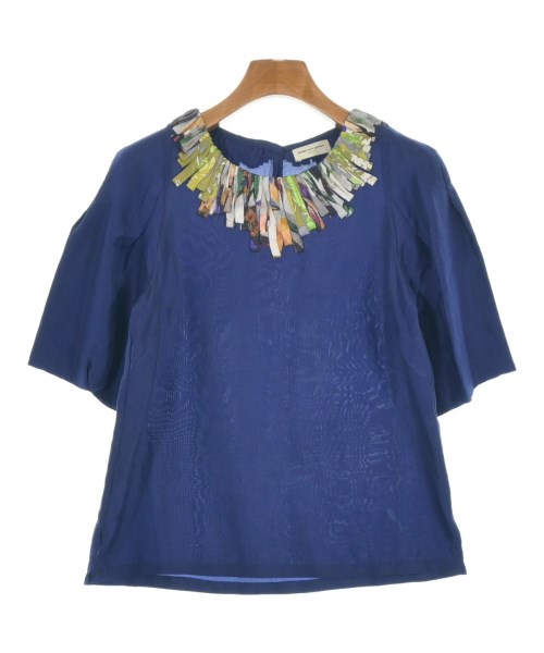 DRIES VAN NOTEN(ドリスヴァンノッテン)ブラウス 紺 サイズ:36(XS位)/2200656247165