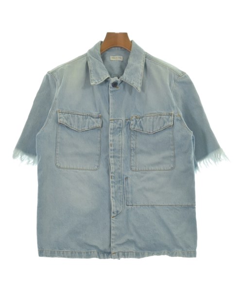 DRIES VAN NOTEN(ドリスヴァンノッテン)カジュアルシャツ 青 サイズ:48(L位)/2200656399123