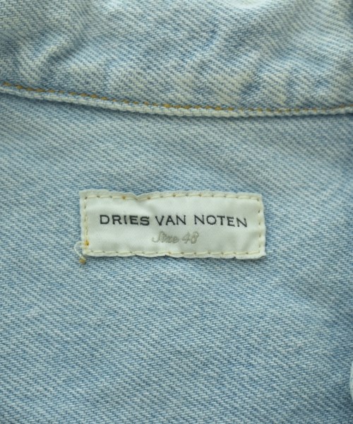 DRIES VAN NOTEN（ドリスヴァンノッテン）カジュアルシャツ 青 サイズ:48(L位) メンズ/2200656399123