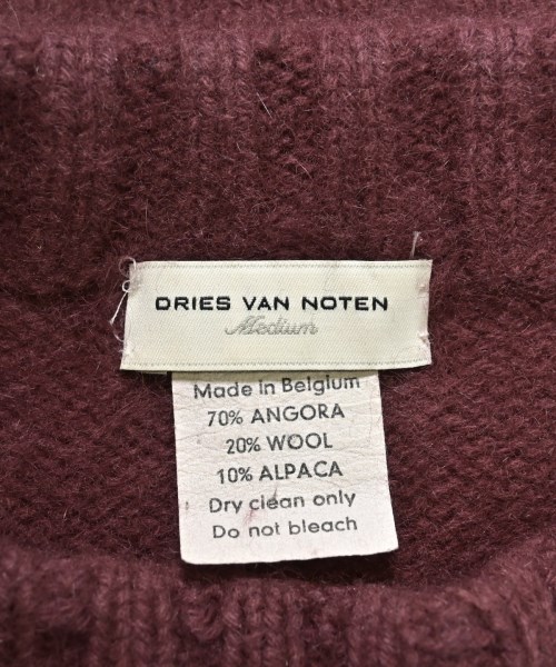 DRIES VAN NOTEN（ドリスヴァンノッテン）ニット・セーター 赤 サイズ:M メンズ/2200657111014