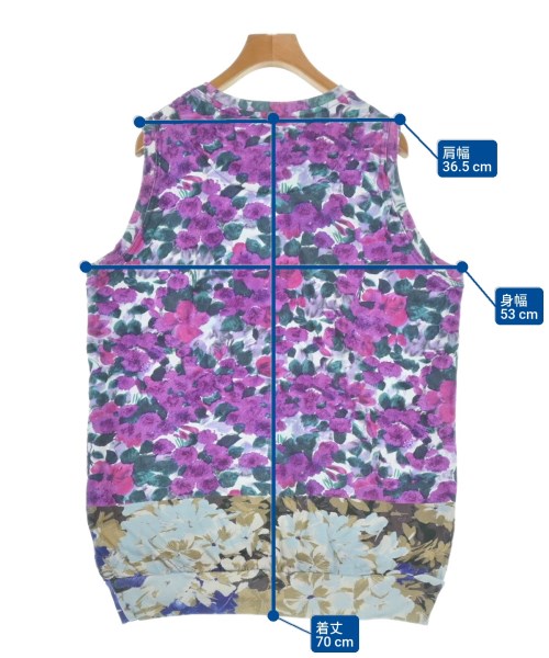 DRIES VAN NOTEN（ドリスヴァンノッテン）ノースリーブ 紫 サイズ:S レディース/2200653988306