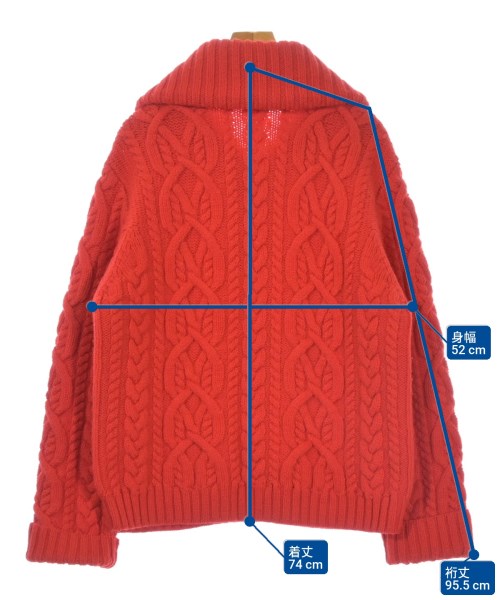 DRIES VAN NOTEN（ドリスヴァンノッテン）カーディガン 赤 サイズ:L メンズ/2200654950296