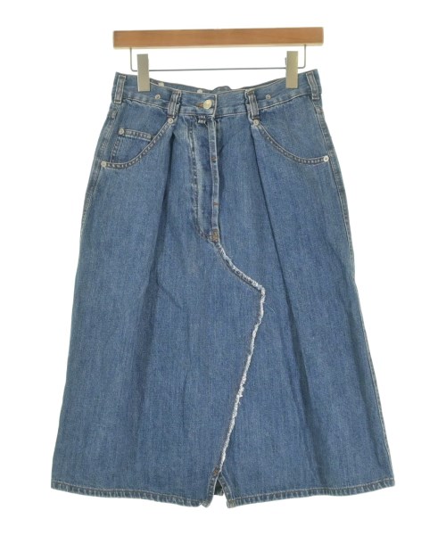 DRIES VAN NOTEN(ドリスヴァンノッテン)ロング・マキシ丈スカート 紺 サイズ:34(XXS位)/2200655374060