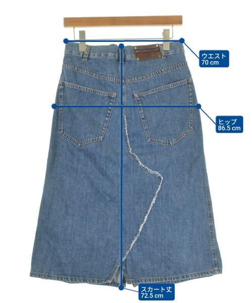 DRIES VAN NOTEN（ドリスヴァンノッテン）ロング・マキシ丈スカート 紺 サイズ:34(XXS位) レディース/2200655374060