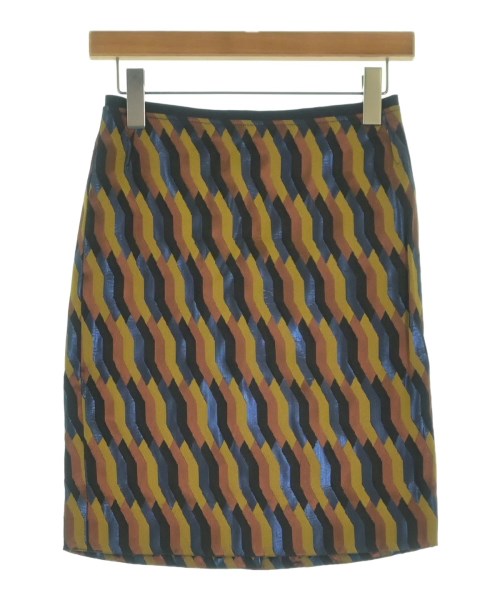 DRIES VAN NOTEN(ドリスヴァンノッテン)ひざ丈スカート カーキ サイズ:36(XS位)/2200655567691