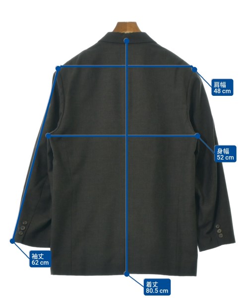 DRIES VAN NOTEN（ドリスヴァンノッテン）テーラードジャケット 茶 サイズ:48(L位) メンズ/2200659381019