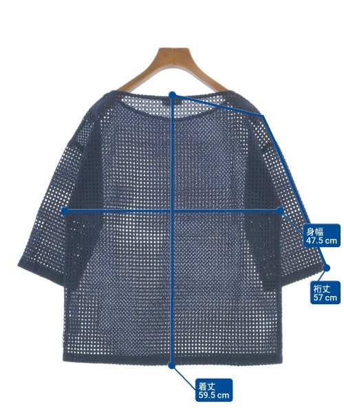 DRIES VAN NOTEN（ドリスヴァンノッテン）ブラウス 紺 サイズ:36(XS位) レディース/2200659847041