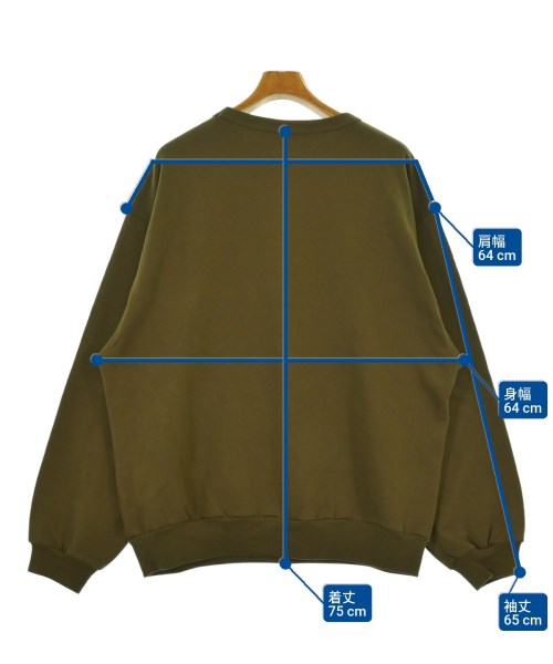 DRIES VAN NOTEN（ドリスヴァンノッテン）スウェット カーキ サイズ:S メンズ/2200660281094