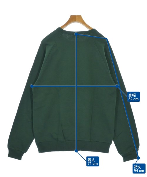 DRIES VAN NOTEN（ドリスヴァンノッテン）スウェット 緑 サイズ:L メンズ/2200659155245