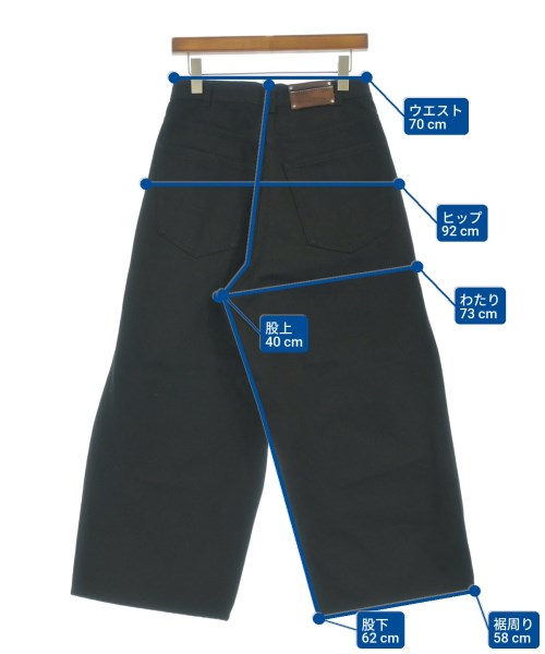 DRIES VAN NOTEN（ドリスヴァンノッテン）デニムパンツ 黒 サイズ:34(L位) レディース/2200656341030