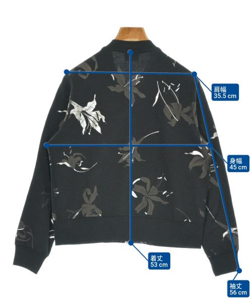 DRIES VAN NOTEN（ドリスヴァンノッテン）スウェット 黒 サイズ:XS レディース/2200656341122